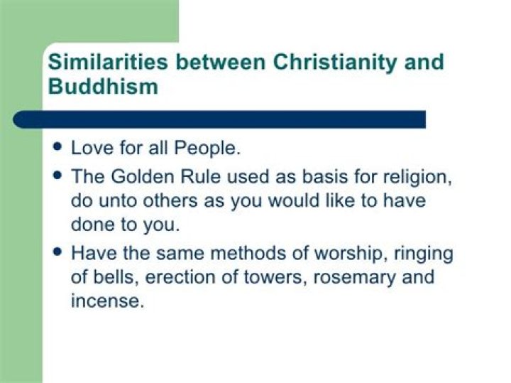 Difference between buddhism and christianity