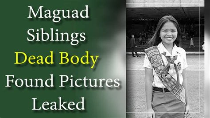 Maguad Siblings Actual Dead Body Photo On Twitter – Capslockfaren Reddit Link